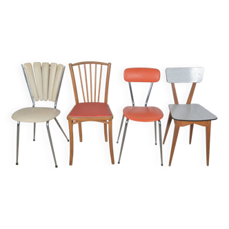 Chaises dépareillées