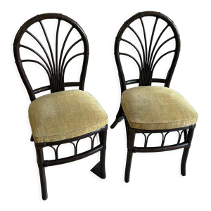 chaises rotin Maugrion