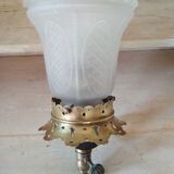 Applies articulated in brass and Tulip glass
