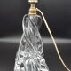 old heavy crystal lamp foot design 60 70s