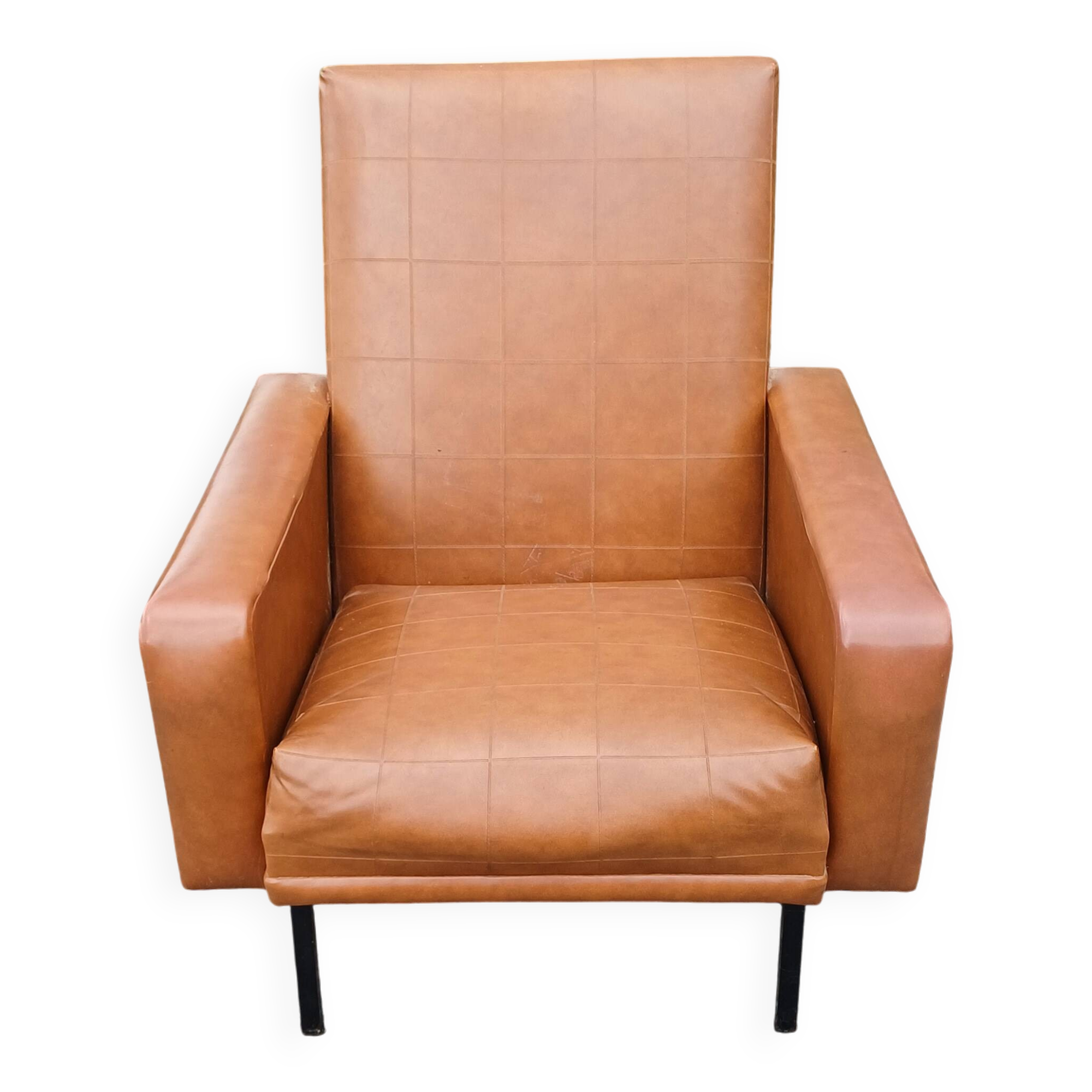 Vintage 50s/60s Brown Skai Armchair