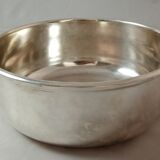 Old hollow plate silver metal handles shells