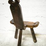 Brutalist tripod chair