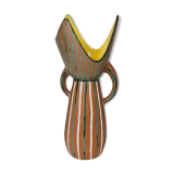 Gabriel Fourmaintraux 2-handle ceramic vase 1960