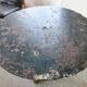 Round garden table cast iron and metal