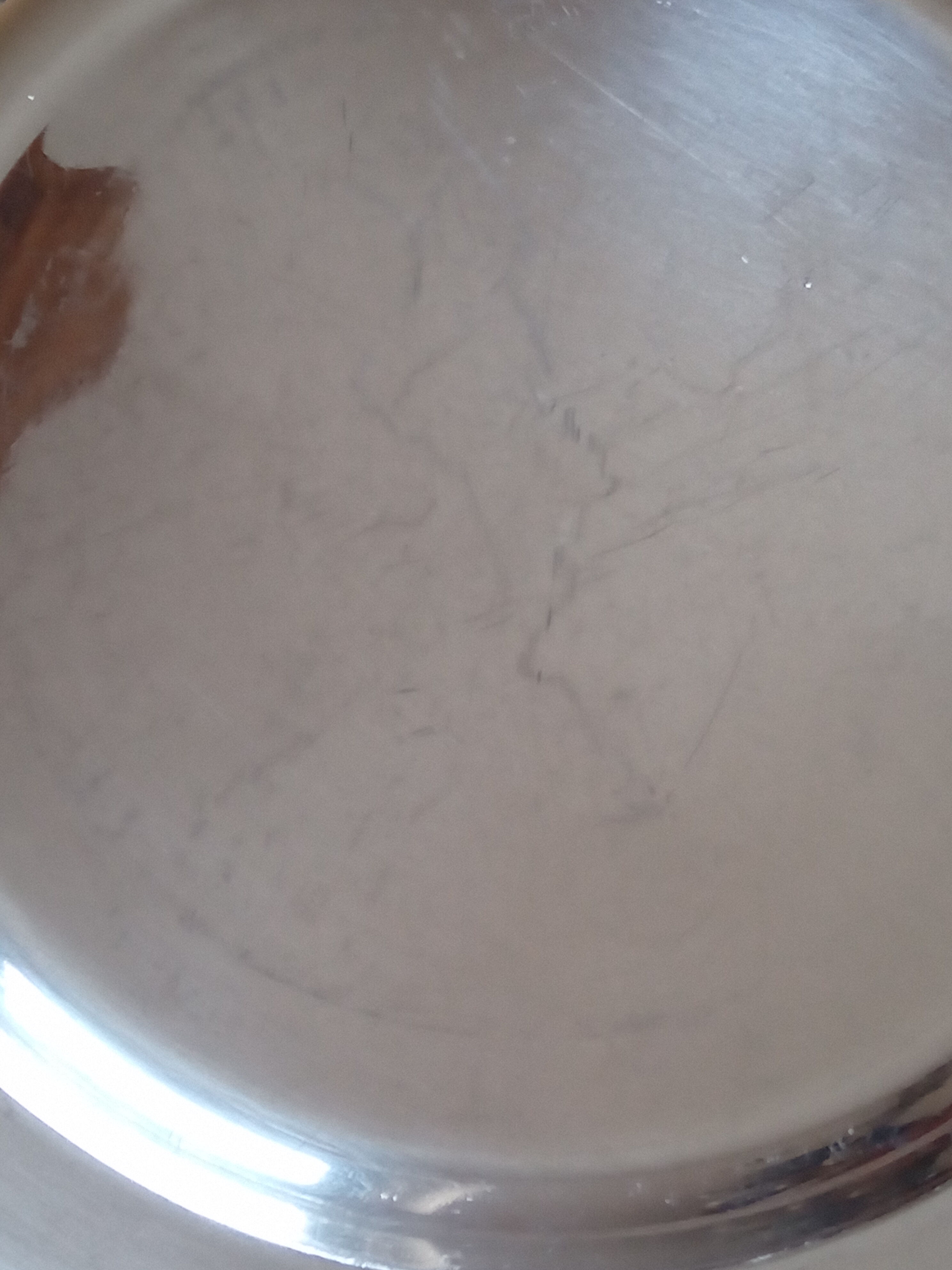 Round silver metal dish Christofle