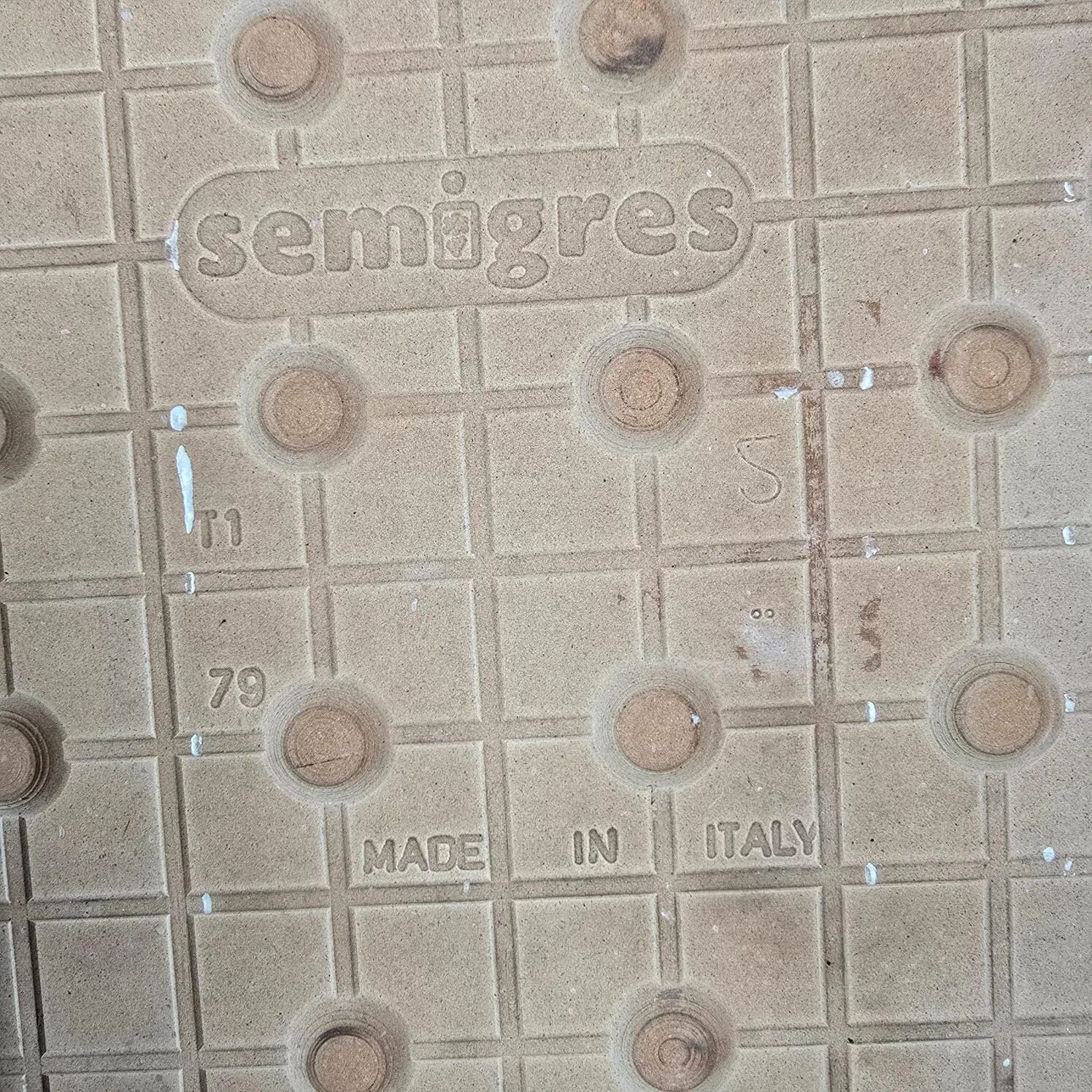 Set of 2 vintage ceramic trivets – Semigres