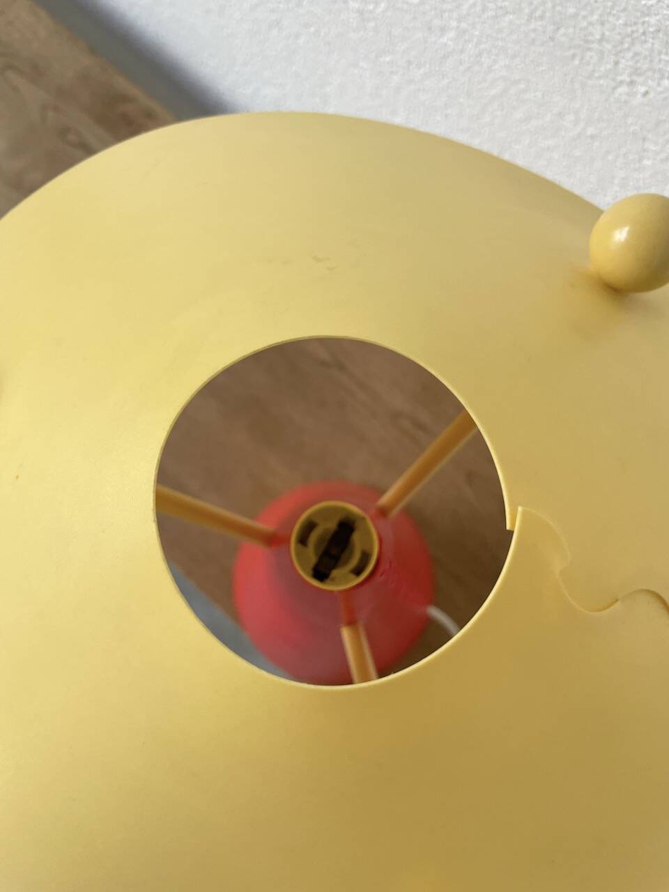 80s plastic children's desk lamp