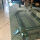 Table basse space age vintage circa 1970