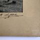 Georges lefebvre, old cottage, black and white photo, circa 1930. signed in ink