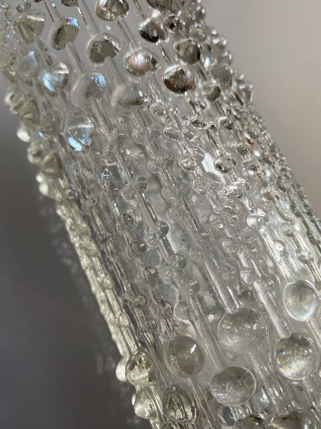 Vase en verre candle wax