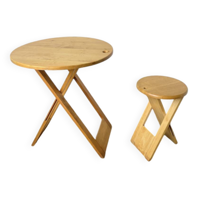 Ensemble de repas table et tabouret Adrian Reed