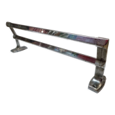 Modernist chrome towel rack