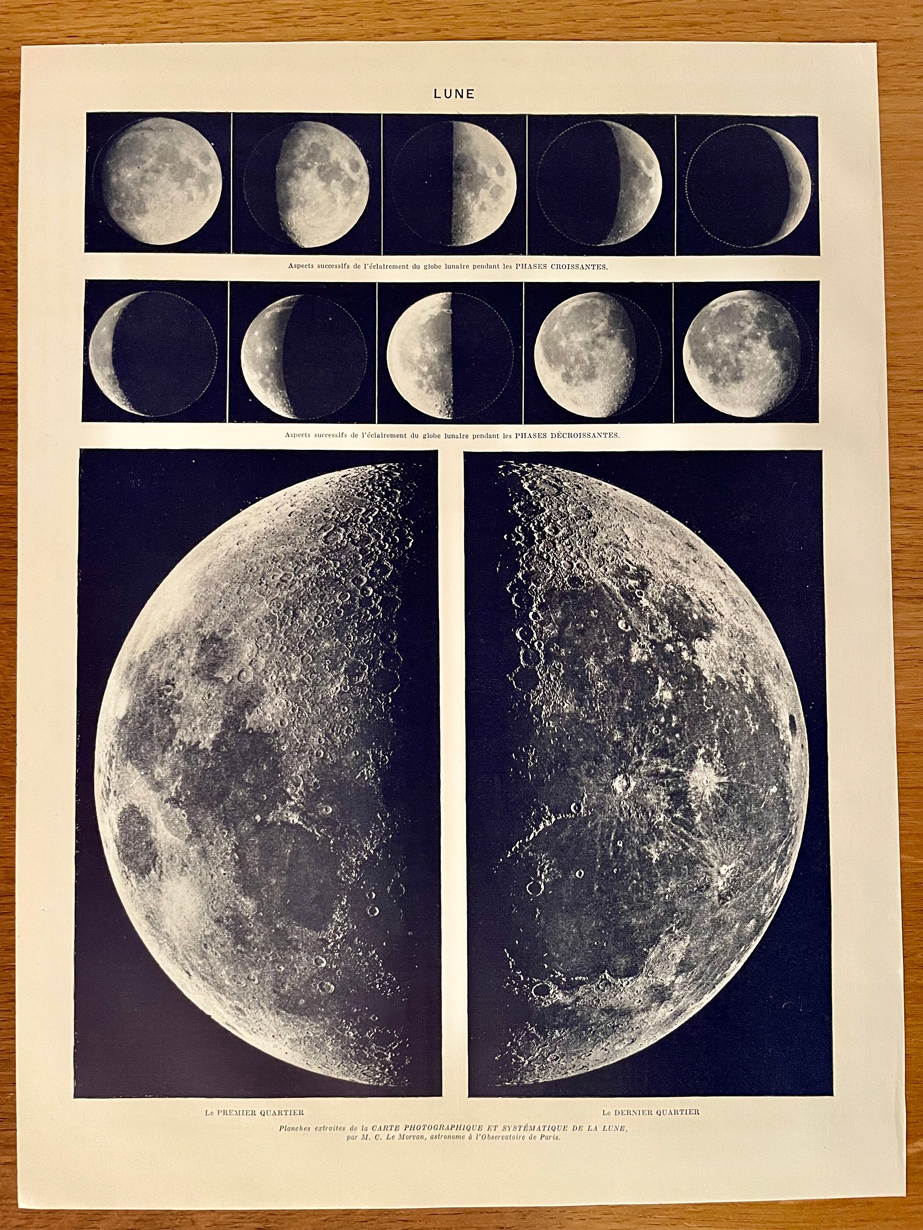 Photographic plate on the moon - 1930