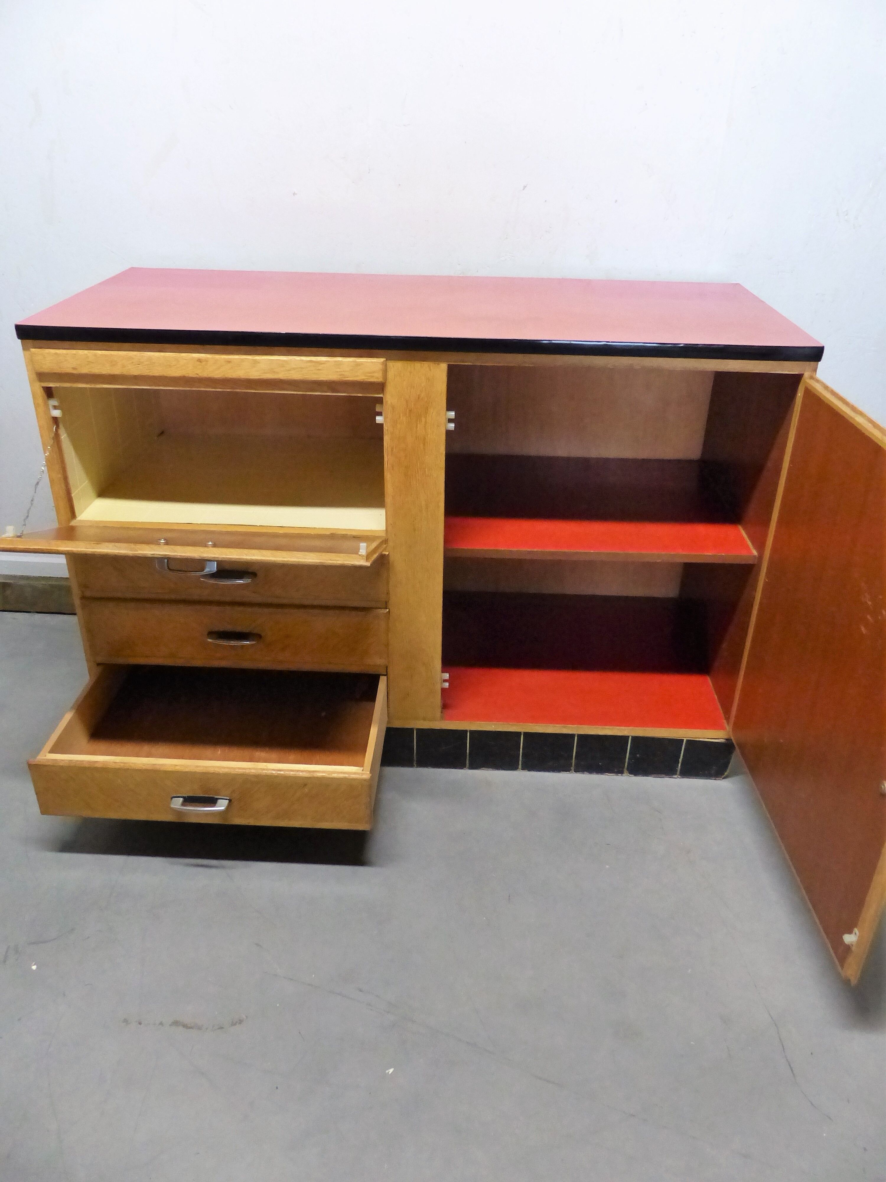 Meuble de cuisine bois & formica