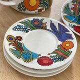 Set of 3 Acapulco saucers from Villeroy and Boch