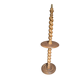 Tall wooden lamp base