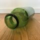Green glass vase