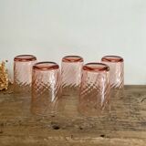 5 vintage Rosaline glasses