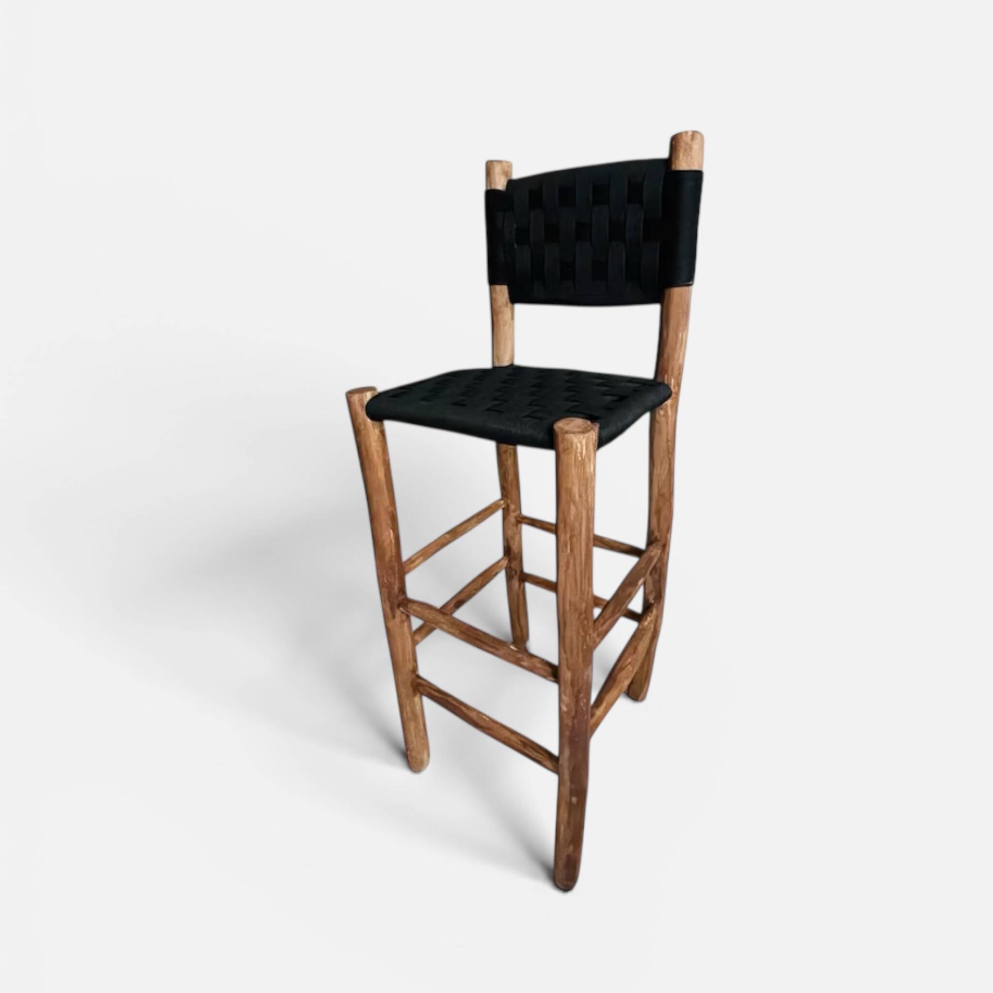 Rope bar stool