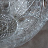 Cut crystal salad bowl
