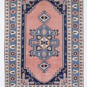 6x9 oushak vintage rug, 186x267cm
