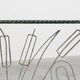 Art Deco Wrought Iron Plant Stand with Heron and Bulrushes, France, Circa 1
