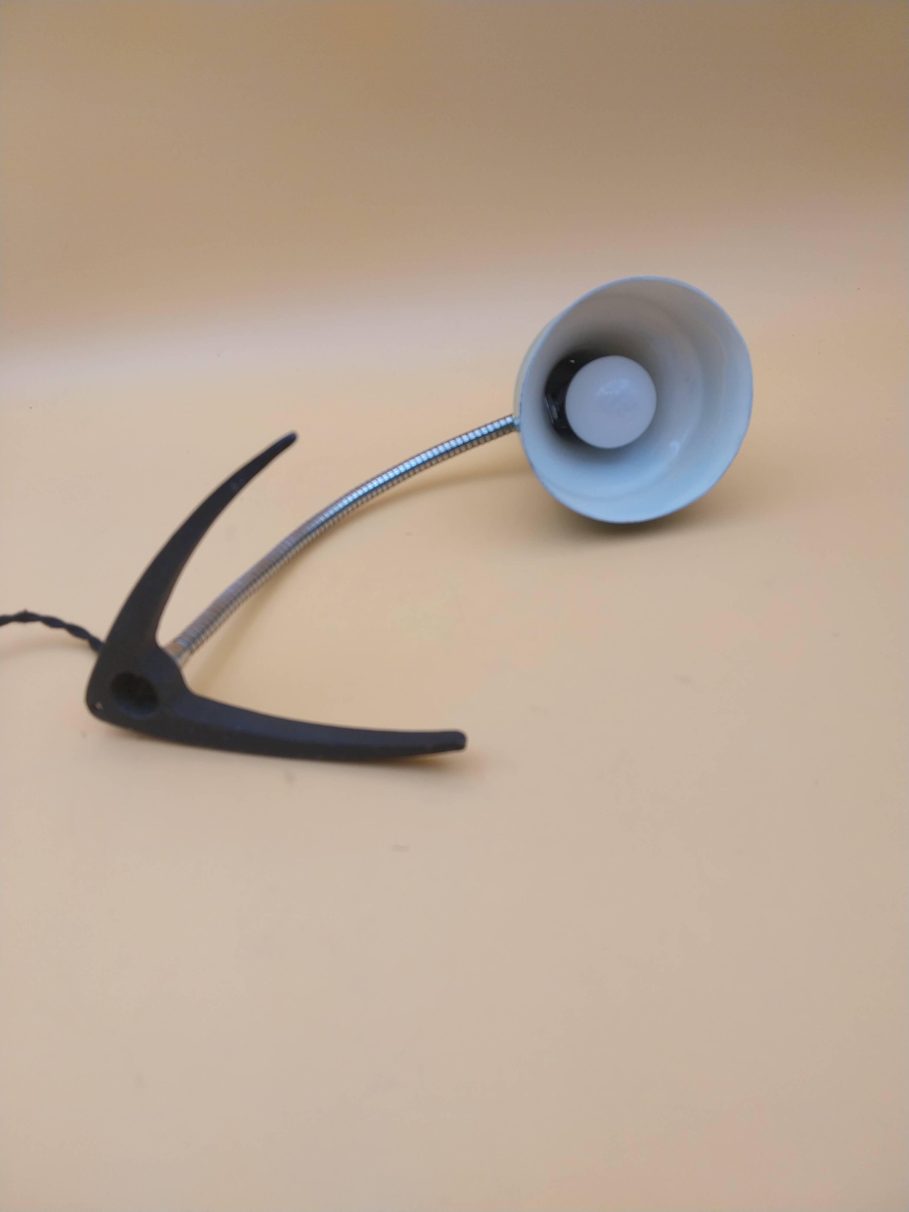 Lampe cocotte verte métal année 50