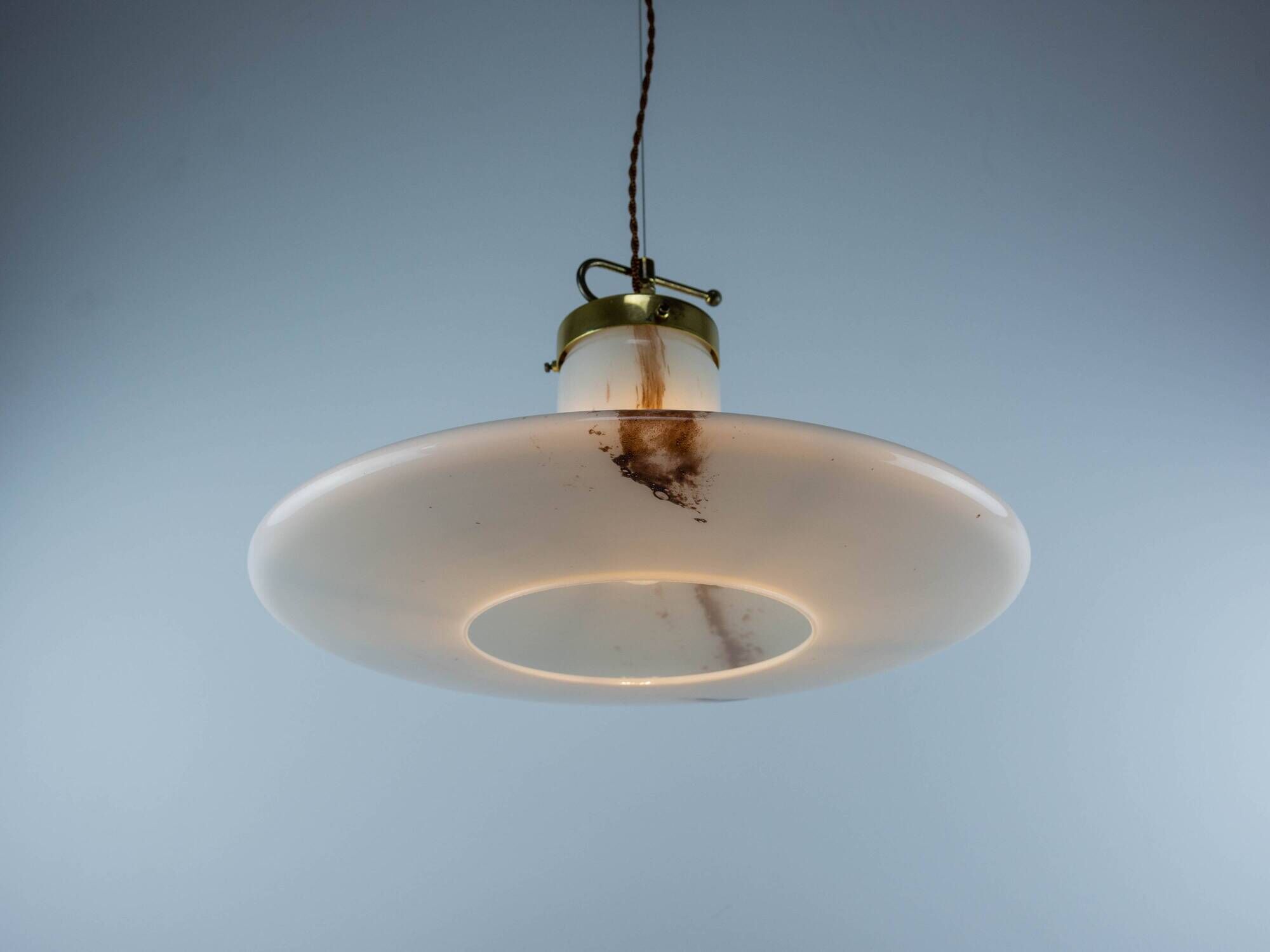 Space age Peill & Putzler like Glass Pendant
