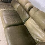 Vintage leather seat