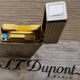 Vintage lighter S.T. Dupont Paris – Guilloché silver – 1980s/1990s