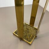 Original Hollywood Regency Solid Brass 3,3kg Umbrella Stand, Italy, 1970s