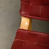 Ditte & Adrian Heath Dining Chairs in Ash and Leather, France & Søn
