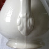 Old toilet bro in white earthenware