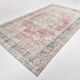 7x11 Vintage Soft Red & Blue Vintage Area Rug, 205x344 Cm