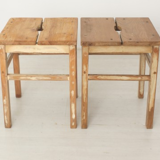 Set of 2 antique stools