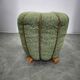 1930s Jindřich Halabala Art Deco Upholstered Ottoman Tabouret