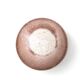 Set of 3 vases and ceramic box in mauve pink tones, 70s