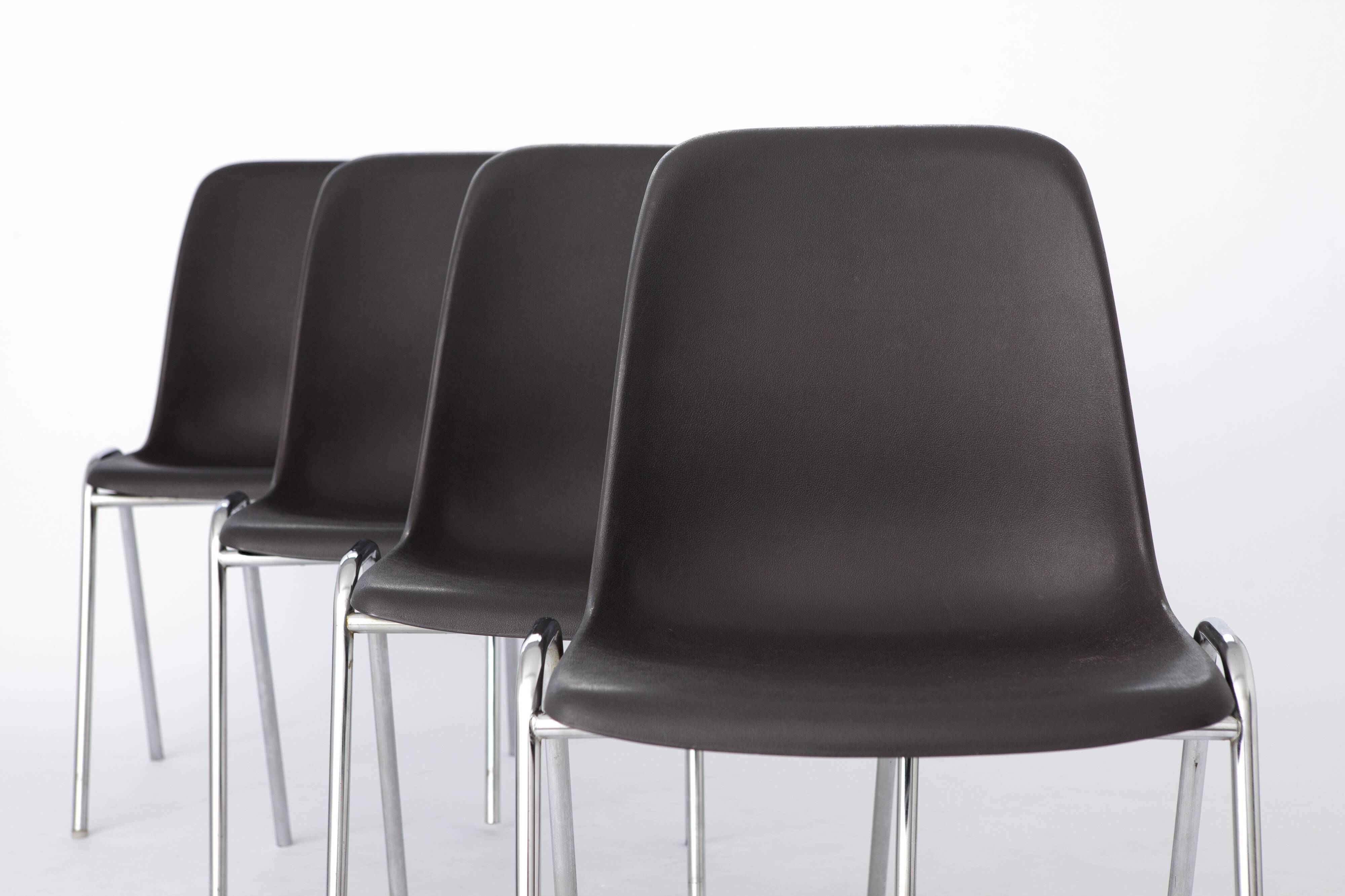 Vintage Stacking Chairs 1970s Germany