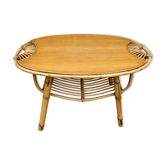 Rattan coffee table