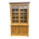Large antique wooden glass library – 262 cm