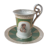 Tasse à café style empire signé FCH