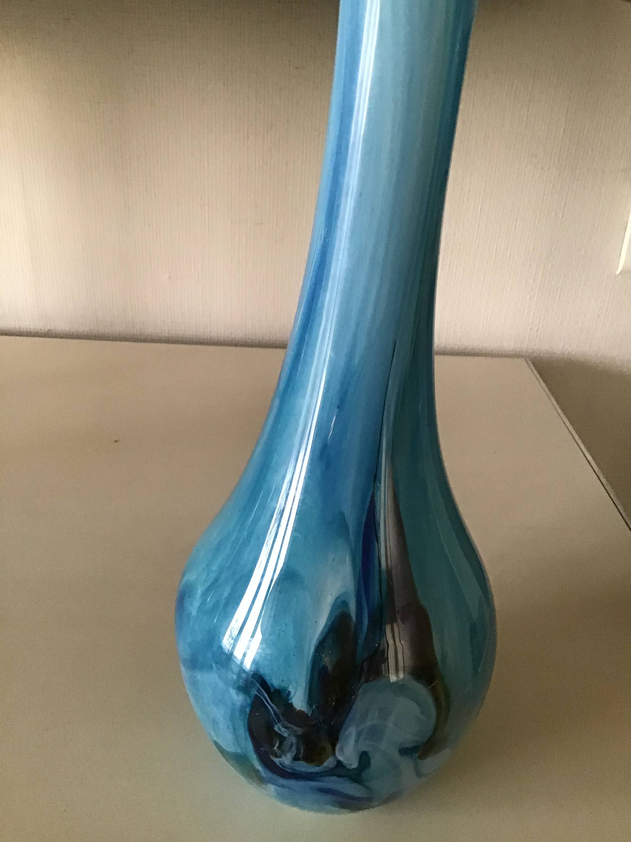 Murano blown glass vase