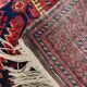 Vintage Baluch prayer rug in wool, Afghanistan 1940s.