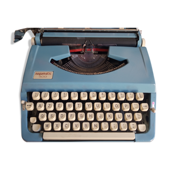 Brother Nogamatic 400 Blue Vintage Typewriter