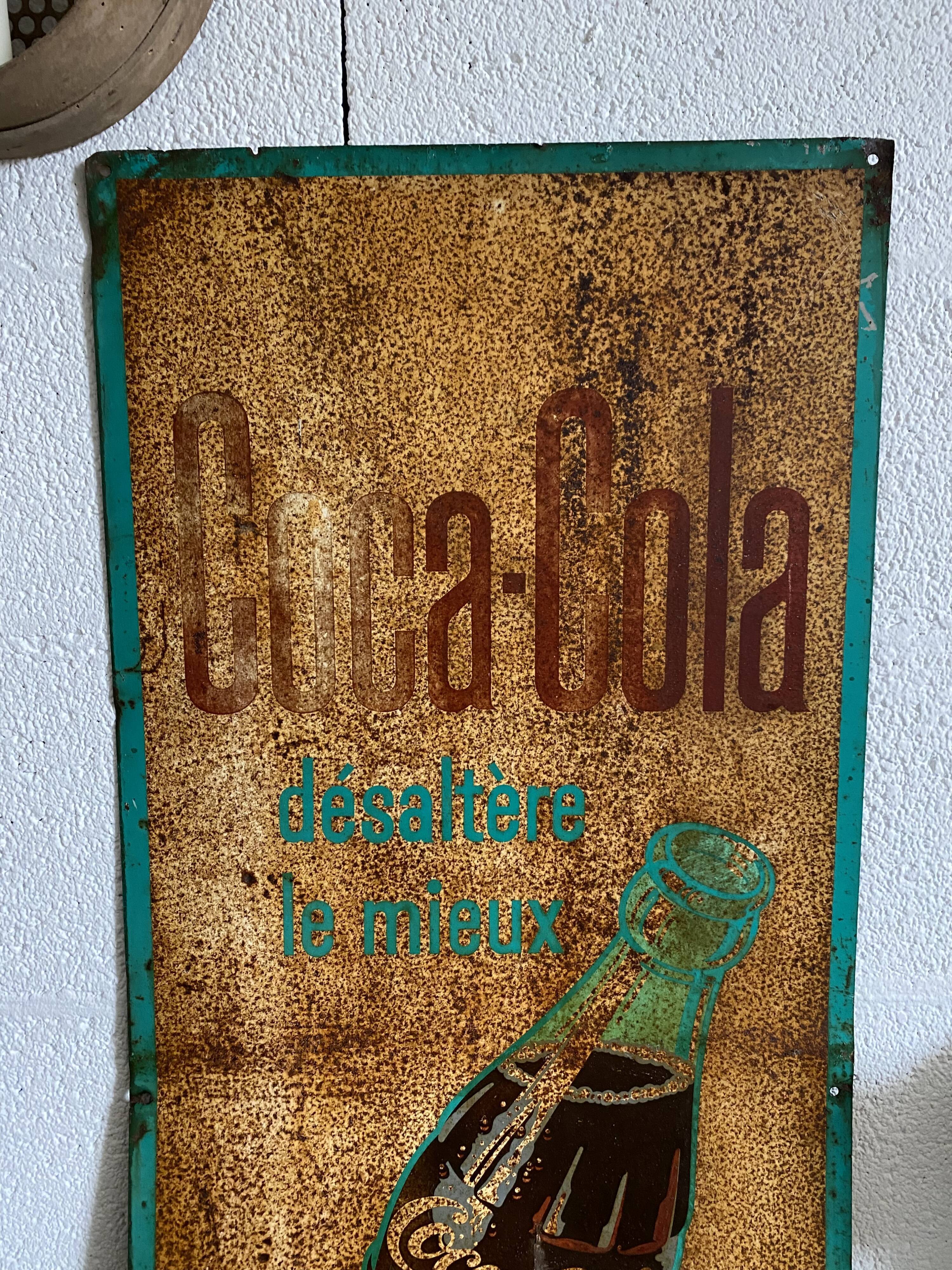 Coca-Cola advertising plaque