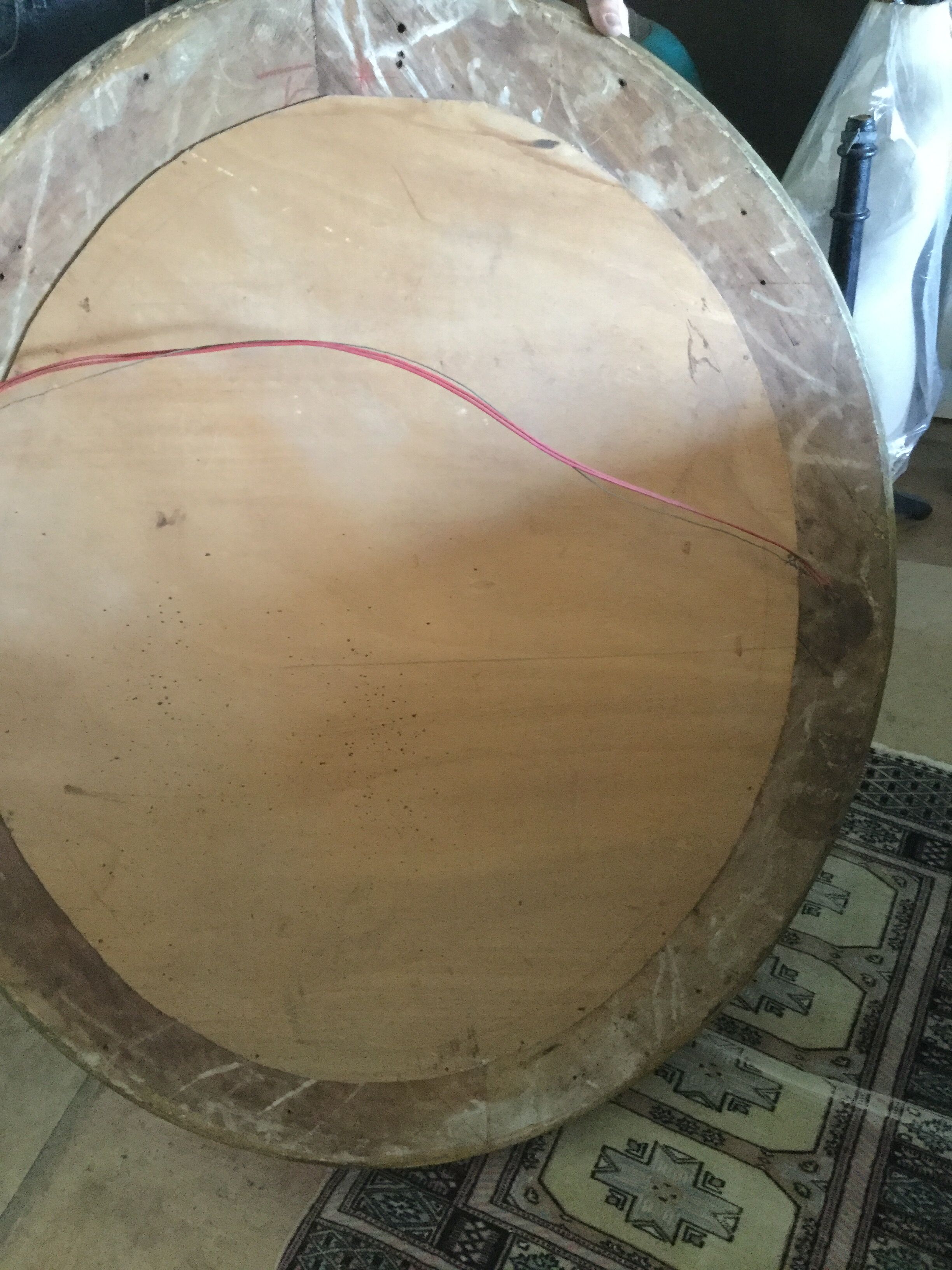 Antique mirror 95x110cm