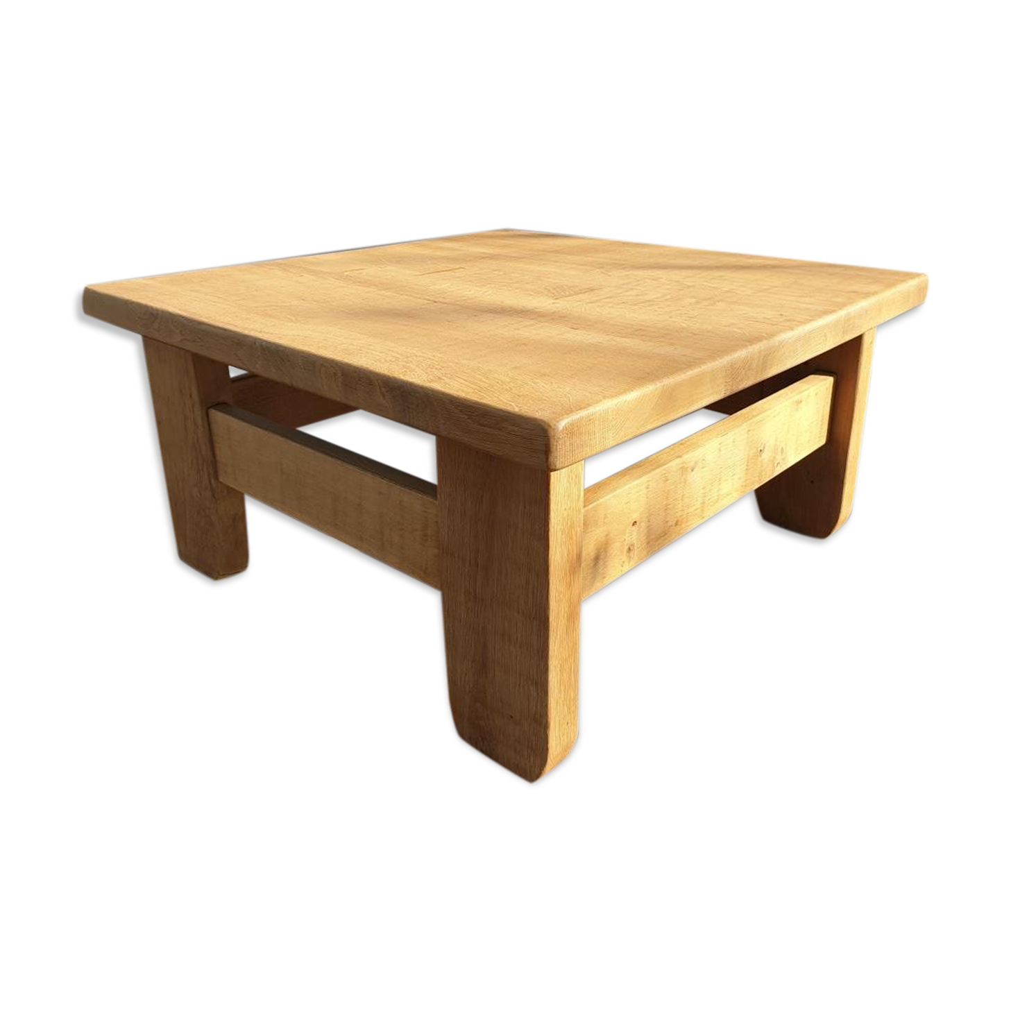 Brutalism coffee table 1960 "square in the rough"