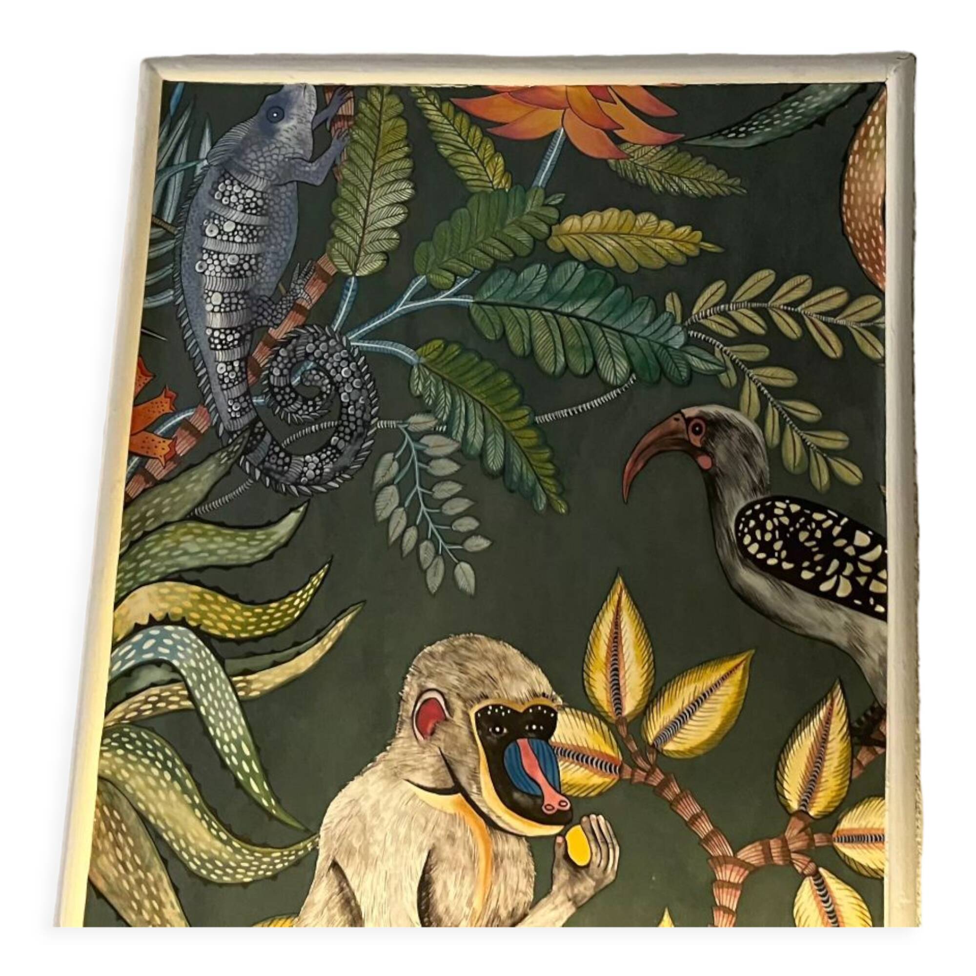 Pair of glass wall lamps