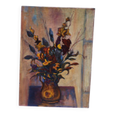 Tableau fleurs dans un vase